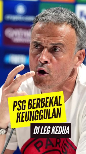 Video PSG Tekuk Arsenal, Enrique: Leg Kedua Bakal Menyenangkan