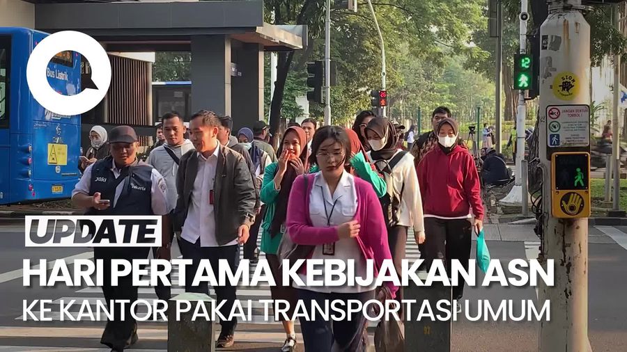 Video Kesan ASN Hari Pertama Naik Transportasi Umum: Kaget-Ketagihan