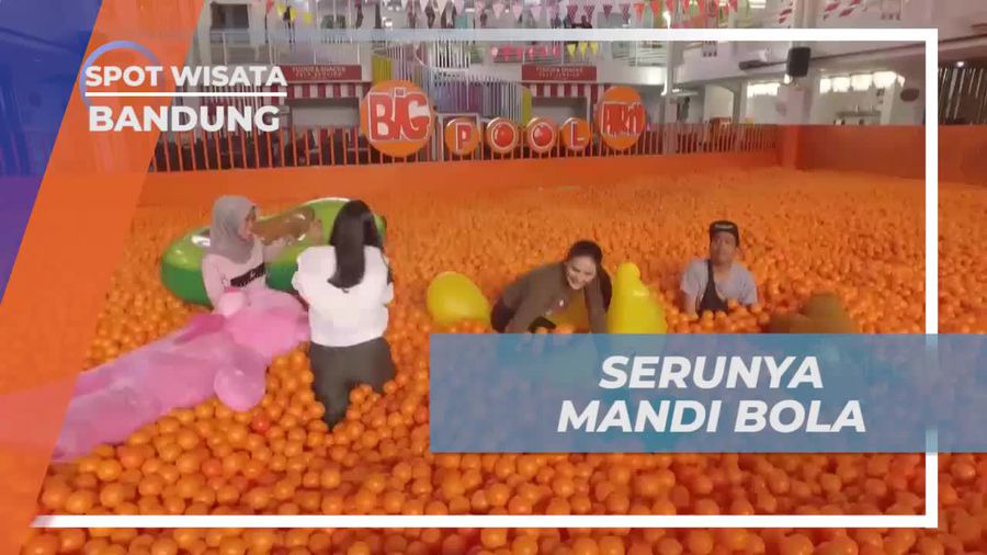 Berpetualang dalam Permainan Mandi Bola, Bandung