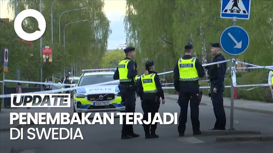 Video: Aksi Penembakan Terjadi di Swedia, 3 Orang Tewas