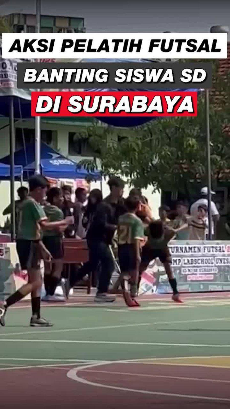 Video Viral Siswa SD Dibanting Pelatih Futsal di Surabaya, Ortu Lapor Polisi