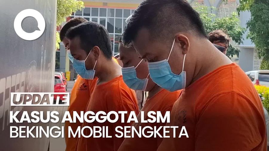Video: Jadi Bekingan Mobil Sengketa, 4 Anggota LSM Laskar Sakera Ditangkap Polisi