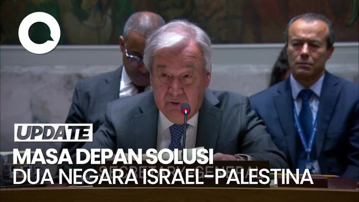 Video Sekjen PBB: Solusi Dua Negara Israel-Palestina Terancam Menghilang