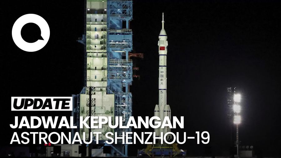 Video: Astronaut Shenzhou-19 China Batal Balik ke Bumi Imbas Cuaca Buruk