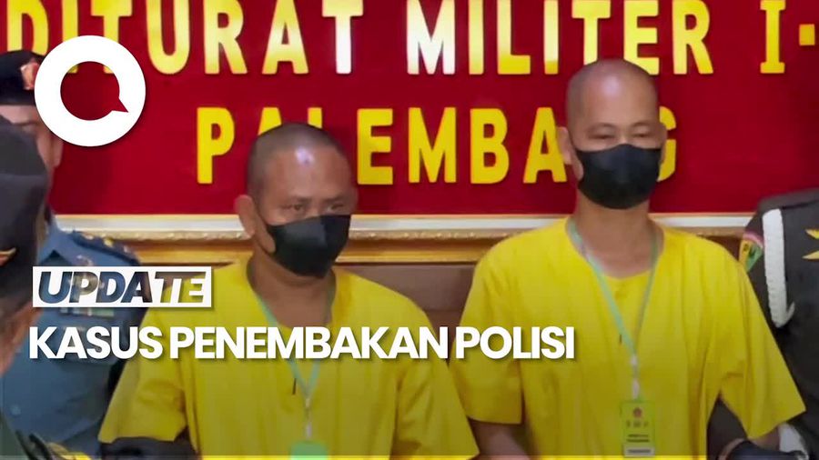 Video: Berkas Perkara-2 Penembak 3 Polisi di Lampung Diserahkan ke Palembang