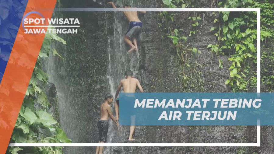 Menjelajah Keberanian di Tebing Air Terjun, Jawa Tengah