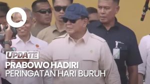 Video: Momen Prabowo Hadiri Peringatan Hari Buruh di Monas