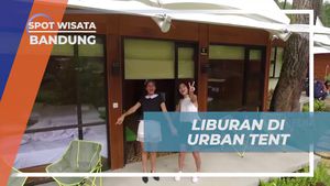 Bersantai di Suasana Asri Urban Tent Crafika Cikole, Bandung