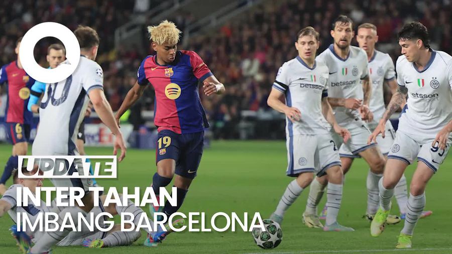 Video: Sengitnya Barcelona Vs Inter Berakhir Imbang 3-3
