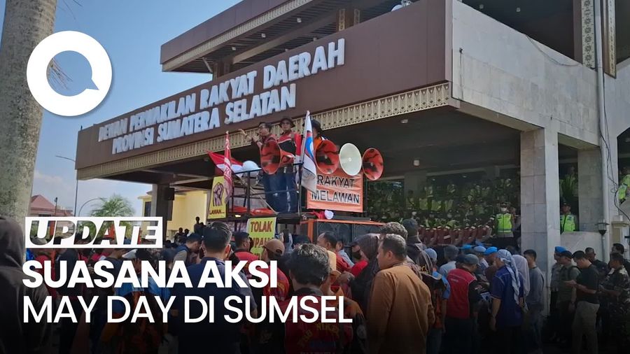 Video: Gubernur-Kapolda Sumsel Temui Massa Aksi May Day, Terima Tuntutan Buruh