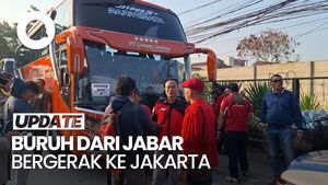 Video: Massa Buruh dari Jabar Bergerak Menuju Jakarta