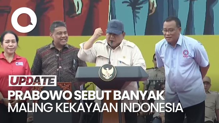 Video Prabowo: Kekayaan Indonesia Besar, Masalahnya Maling-maling Banyak