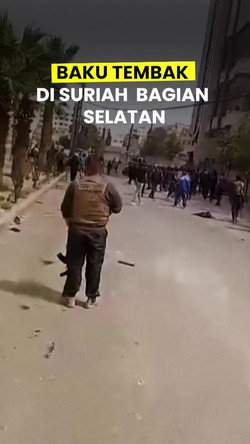 Video: Dipicu Cemoohan ke Nabi Muhammad, Baku Tembak Pecah di Suriah