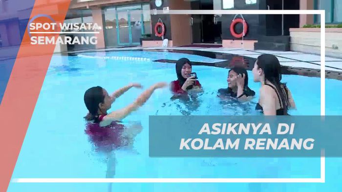 Bercanda dan Berenang Dengan Ceria di Semarang