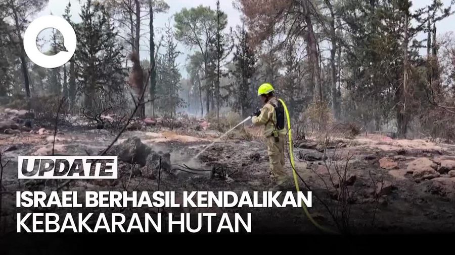 Video Israel Klaim Sukses Jinakkan Kebakaran Hutan