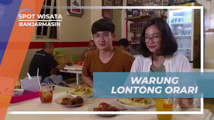 Menyantap Lontong Lezat di Warung Orari, Banjarmasin