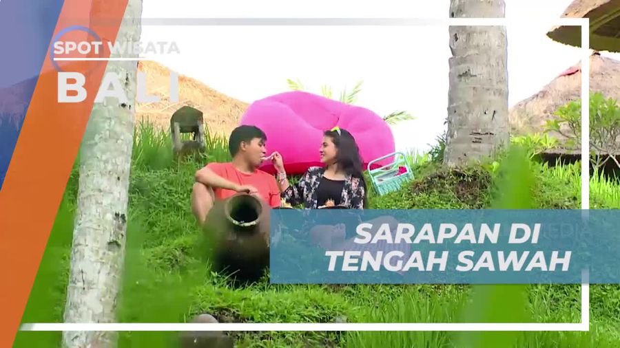 Sarapan Pagi yang Menyenangkan Di Tengah Sawah, Ubud Bali