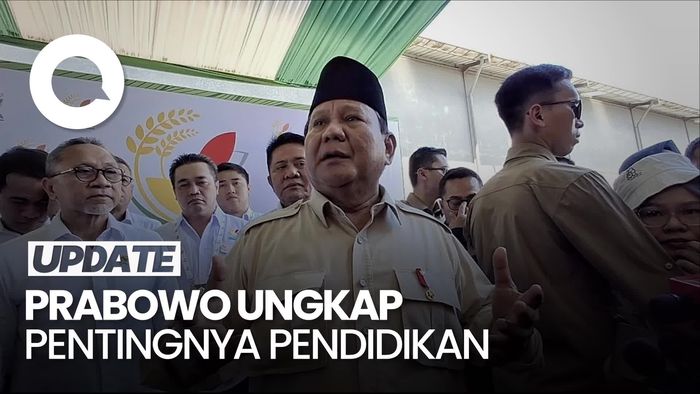 Video Prabowo: Tidak Mungkin Kita Jadi Negara Maju Kalau Pendidikan Tidak Baik