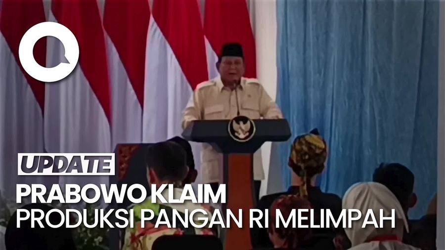 Video: Prabowo Sebut Produksi Jagung-Beras Melimpah, Tapi Gudang Terbatas