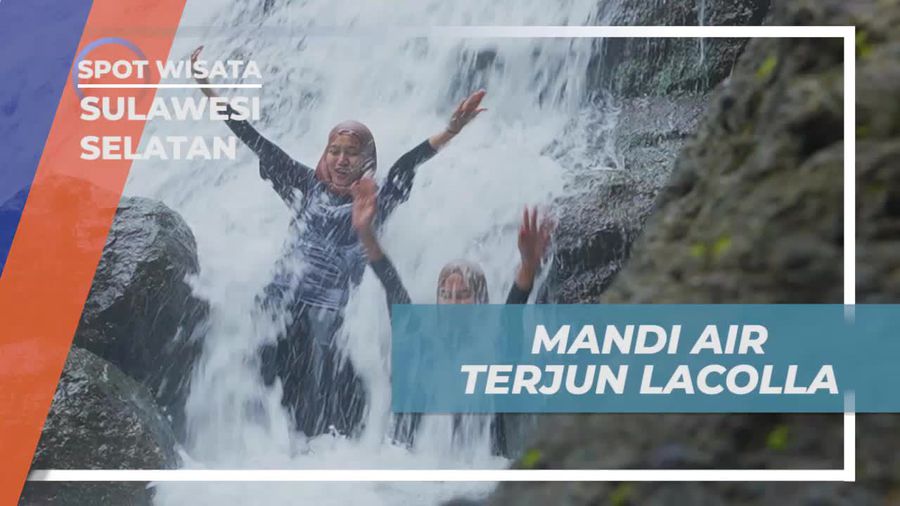 Rasakan Kesegaran Mandi di Air Terjun Lacolla, Sulawesi Selatan