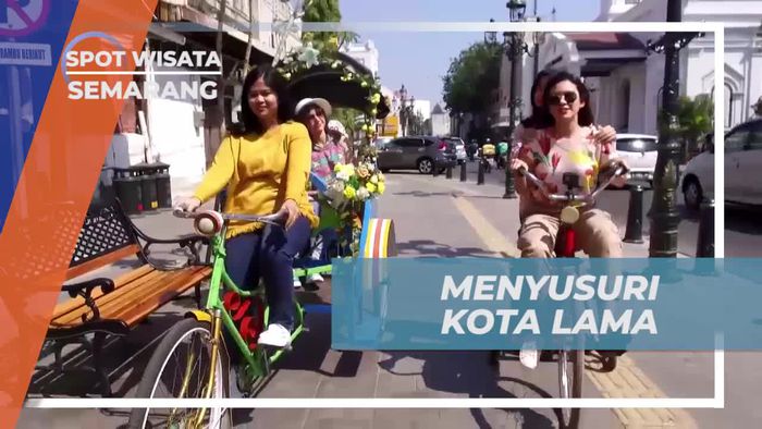 Menjelajahi Kota Lama dengan Sepeda di Semarang