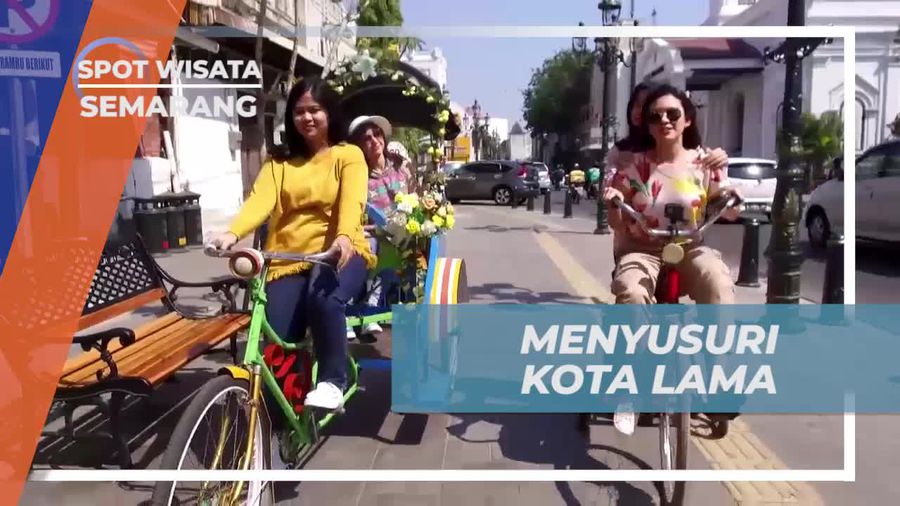 Menjelajahi Kota Lama dengan Sepeda di Semarang