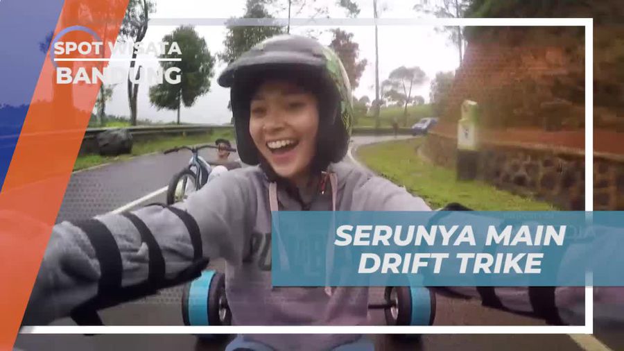 Mencoba Serunya Bermain Drift Trike di Bandung