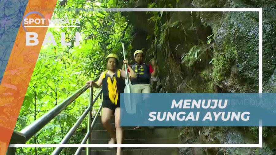 Menuju Sungai Ayung untuk Petualangan Seru, Ubud Bali
