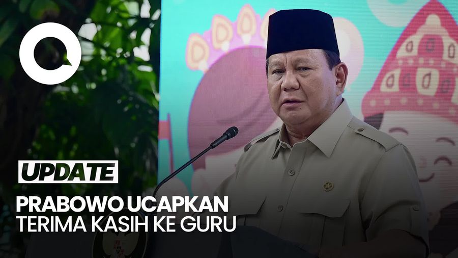 Video Prabowo: Guru Memang Pahlawan yang Sering Tanpa Tanda Jasa