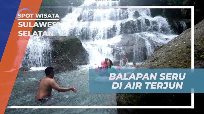 Nikmati Keceriaan Balapan Seru di Air Terjun Lacolla, Sulawesi Selatan