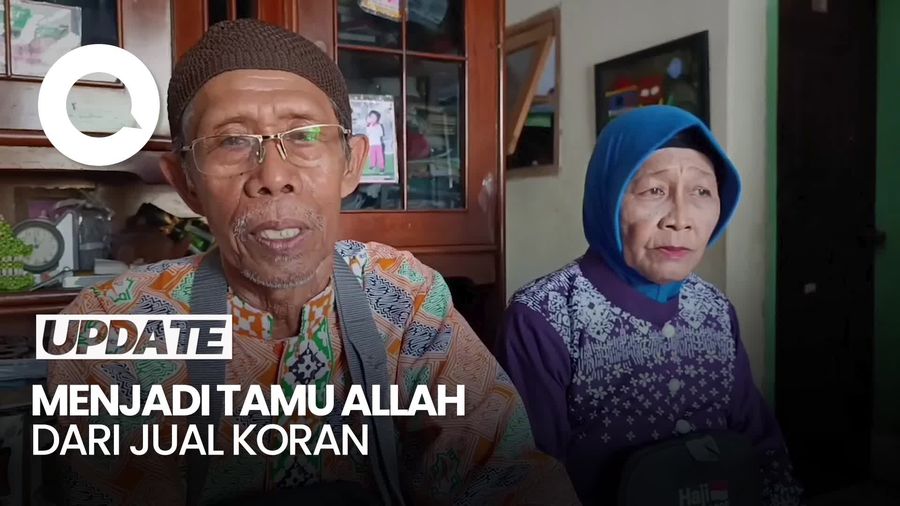 Video: Kisah Pasangan asal Pasuruan, Berhaji dari Jualan Koran dan Gorengan