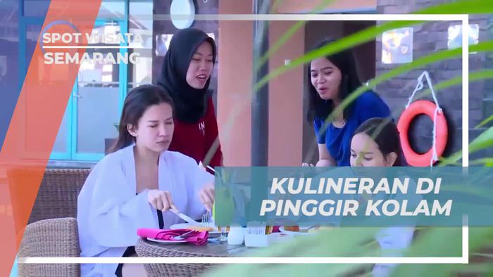 Menikmati Sarapan Lezat di Pinggir Kolam di Semarang