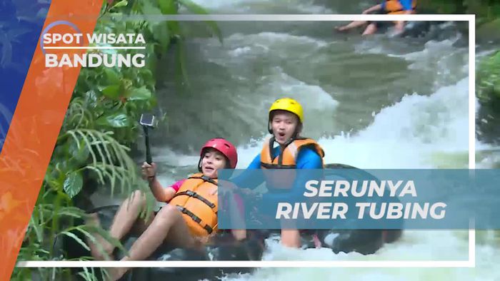 Serunya Menjalani River Tubing di Pangalengan, Bandung