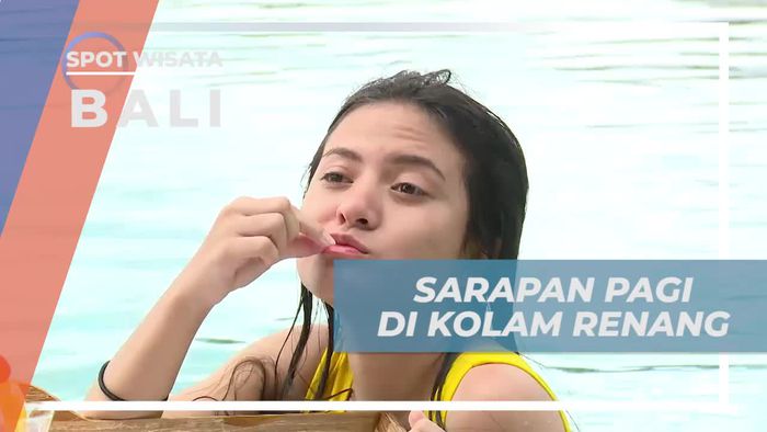 Sarapan Pagi Di Kolam Renang Pribadi yang Mewah di Ubud, Bali