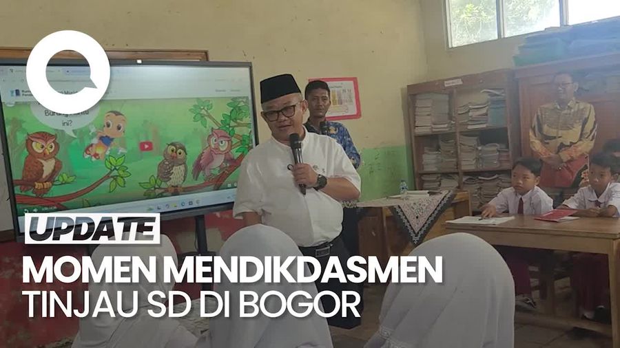 Video: Mendikdasmen Tinjau SDN Leuwibatu 02 dan 03, Disambut Antusiasme Siswa
