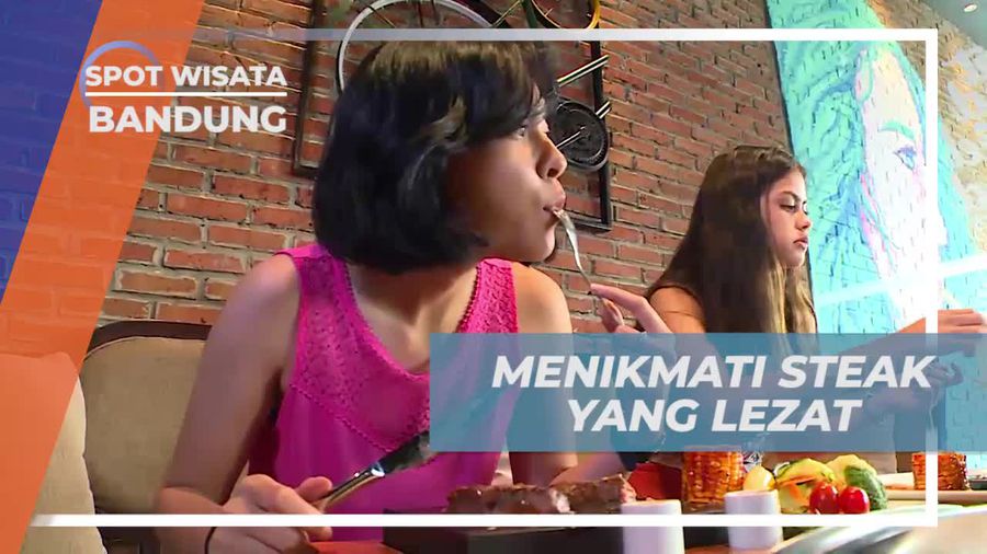 Menyantap Steak Lezat Setelah Aktivitas di Bandung
