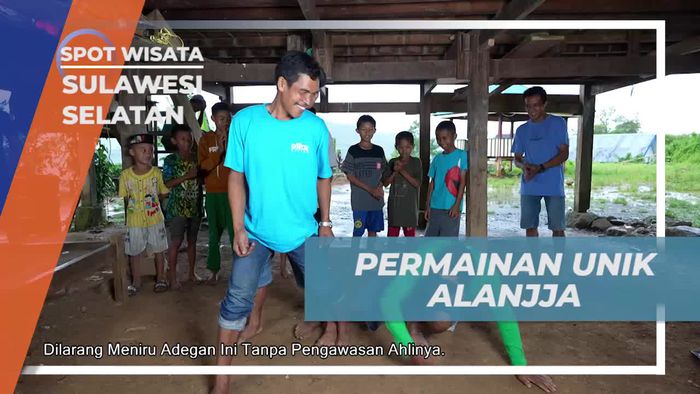 Rasakan Keceriaan Permainan Unik Alanjja di Bonto Manurung, Sulawesi Selatan