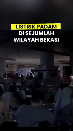  Video: Listrik di Sejumlah Wilayah di Bekasi Padam Malam Ini