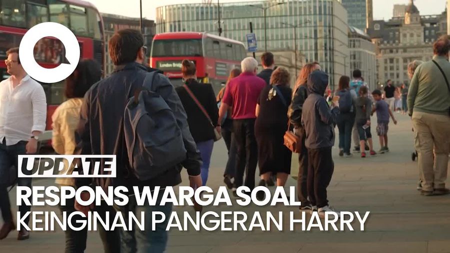 Video Kata Warga London soal Pangeran Harry Ingin Rekonsiliasi dengan Kerajaan