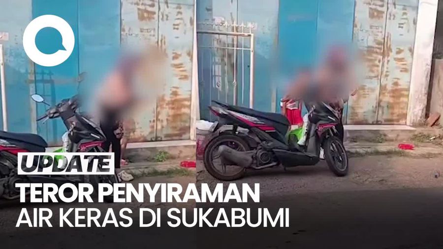Video: Ibu dan Anak di Sukabumi Jadi Korban Penyiraman Air Keras