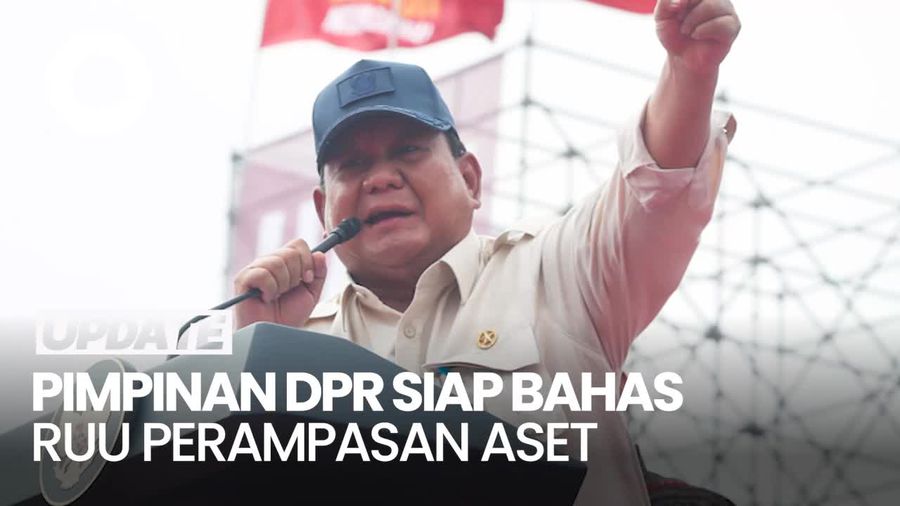 Video: Prabowo Dukung RUU Perampasan Aset, DPR Tegaskan Siap Bahas
