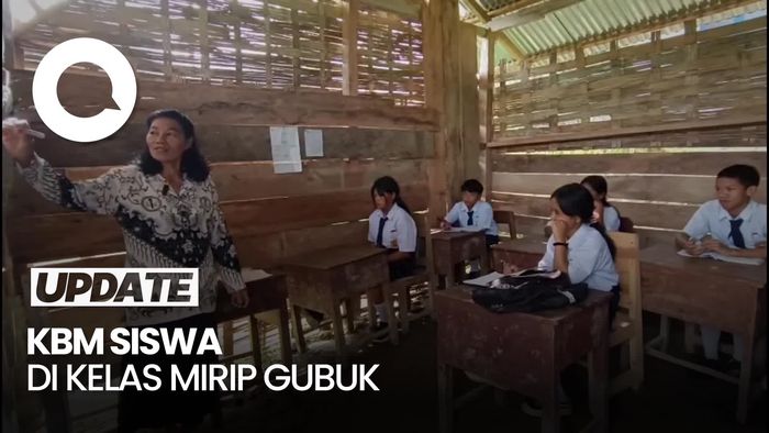 Video: Miris! Siswa SMPN 6 Buntu Malangka Belajar di Kelas Mirip Gubuk   