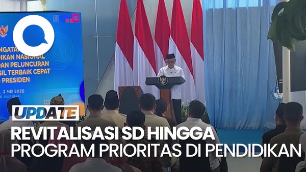 Video Mendikdasmen di Hardiknas 2025: Revitalisasi SD hingga 4 Program Prioritas