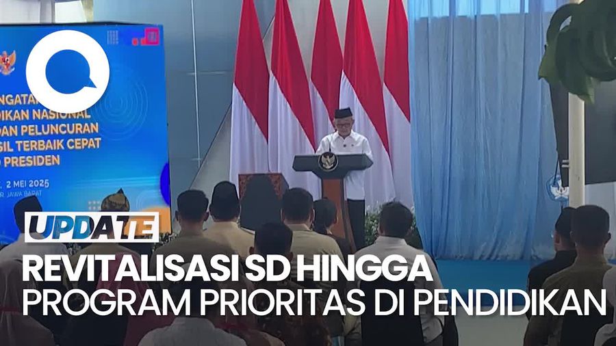 Video Mendikdasmen di Hardiknas 2025: Revitalisasi SD hingga 4 Program Prioritas