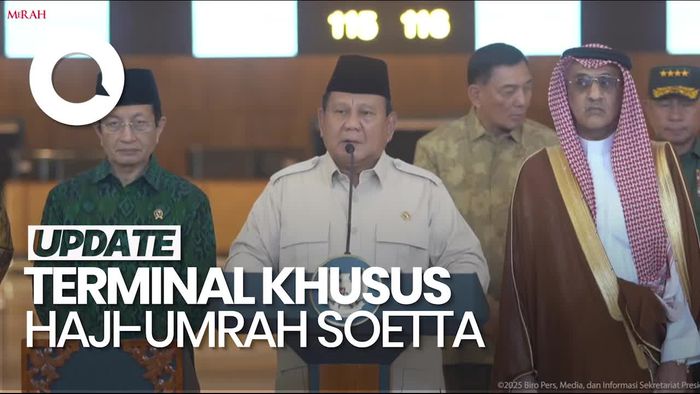 Video: Prabowo Resmikan Terminal Khusus Haji-Umrah Bandara Soetta
