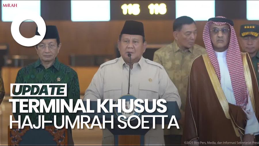 Video: Prabowo Resmikan Terminal Khusus Haji-Umrah Bandara Soetta