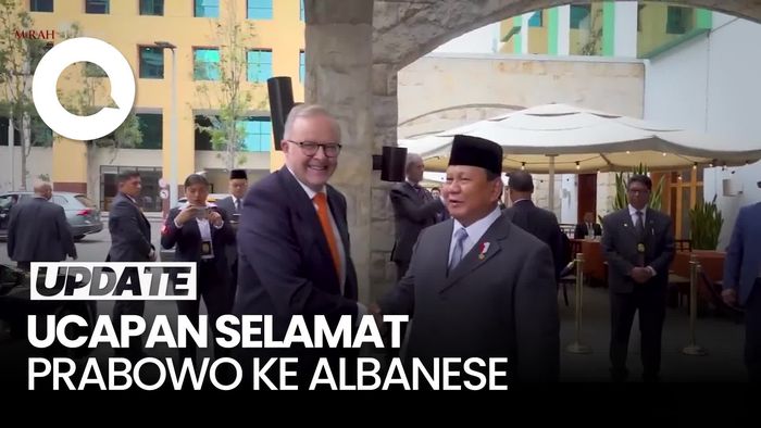 Video: Prabowo Beri Selamat ke Albanese, Harap RI-Australia Makin Solid