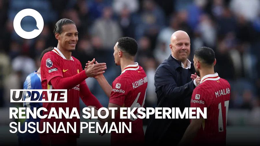 Video: Slot Mau Bereksperimen dengan Susunan Pemain di 4 Laga Terakhir Musim ini