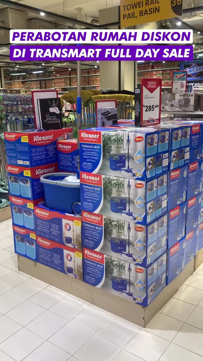 Video: Perabotan Rumah Murah Meriah di Transmart Full Day Sale
