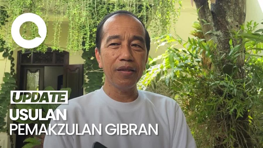  Video: Respons Jokowi soal Usulan Pemakzulan Wapres Gibran
